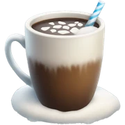 winter hot drink sticker