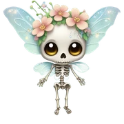 Fairy skeleton  sticker