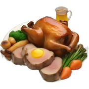 Roast dinner sticker