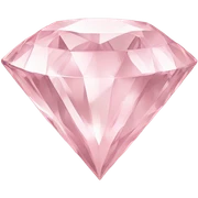 Baby pink diamond  sticker