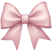 Light pink bow sticker