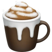 Coffe snow sticker