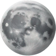 Moon sticker