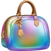 Iridescent Louis Vuitton bag sticker