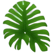 tropical leave sticker
