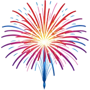 Fireworks sticker