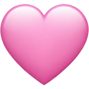 Heart pink  sticker