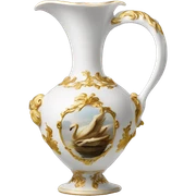 swan roccoco vase sticker
