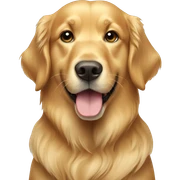 golden retriever  sticker