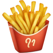 FRENCH FRIES sticker