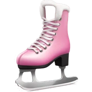 Ice skate coquette pink sticker