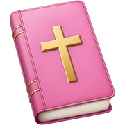 Pink bible sticker