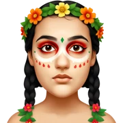 Flower-Crowned Dancer sticker