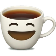 Tea in a clould cup sticker