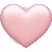 Light pink heart sticker
