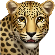 leopard sticker