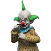 old clown in long sleeves sticker