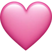 Pink heart  sticker