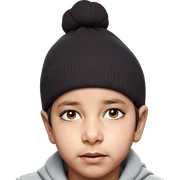 girl in beanie portrait sticker