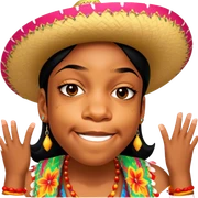 Fiestero with Sombrero sticker