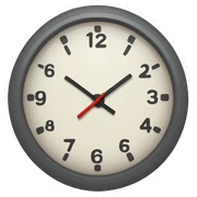 a clock sticker