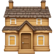 Peanut butter house sticker