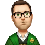 Wearing a Green Kilt sticker