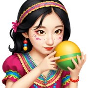 Maraca Player sticker