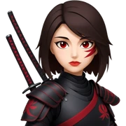 Shadow Samurai sticker
