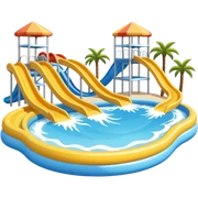 Water park sticker