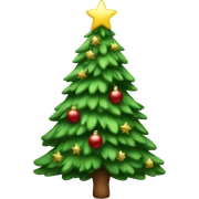 Christmas tree sticker