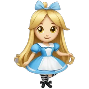 Alice in Wonderland sticker