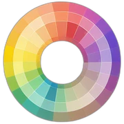 color wheel sticker