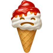 Spicy ice cream sticker