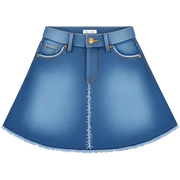 Denim skirt sticker