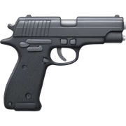plastic gun sticker