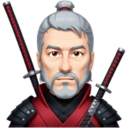 Fierce Samurai sticker