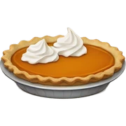 Pumpkin pie sticker