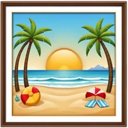 beach sticker
