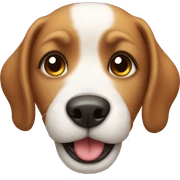 Cute dog sticker