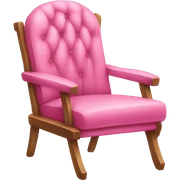 Pink chair sticker