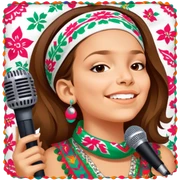 Colorful Singer sticker