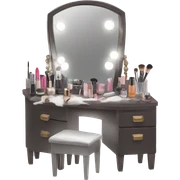 Makeup vanity  sticker