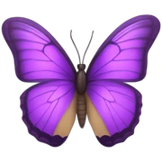 Purple butterfly  sticker