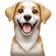 happy dog dog dog sticker