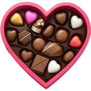 valentine’s day chocolate  sticker