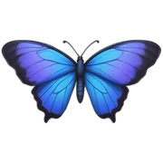 MARIPOSA AZUL sticker