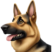 german shepherd sticker