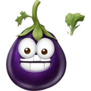 eggplant sticker