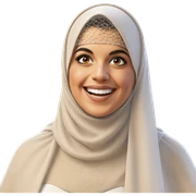 smiling girl in veil sticker